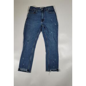 Abercrombie and Fitch Curve Love The Skinny High Rise Jeans Size 26x26 1/2